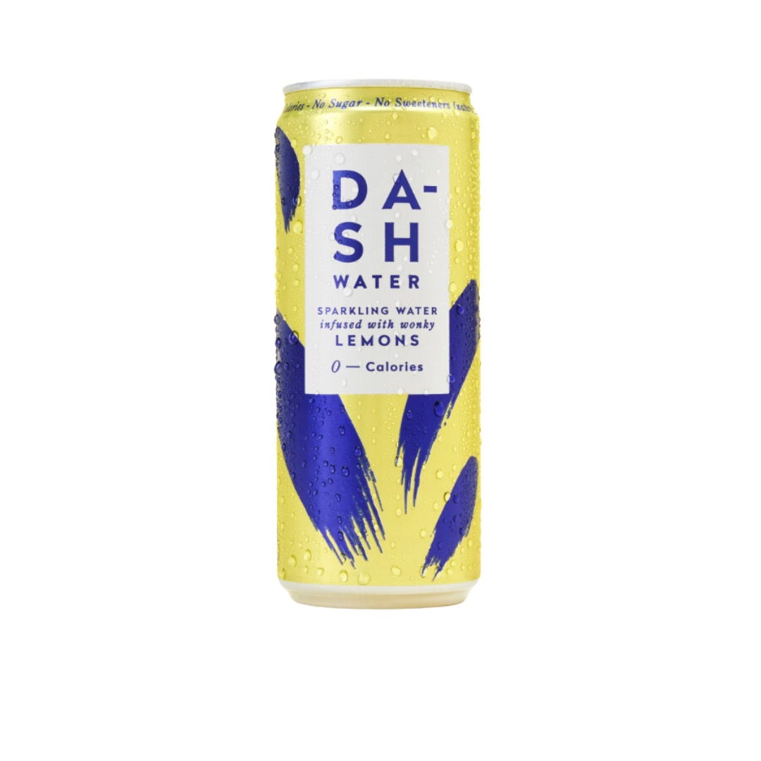 DASH WATER CAN SPARKLING LEMON 330ML
